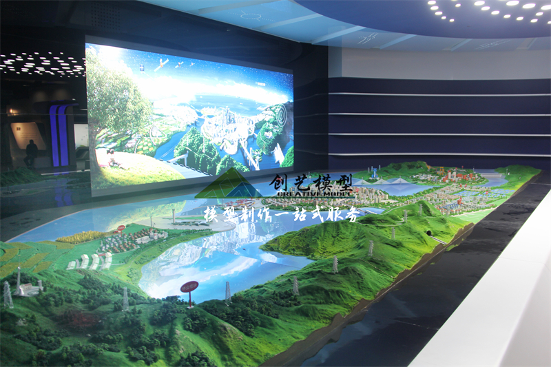 中航空間技術研究院(五院)展廳沙盤