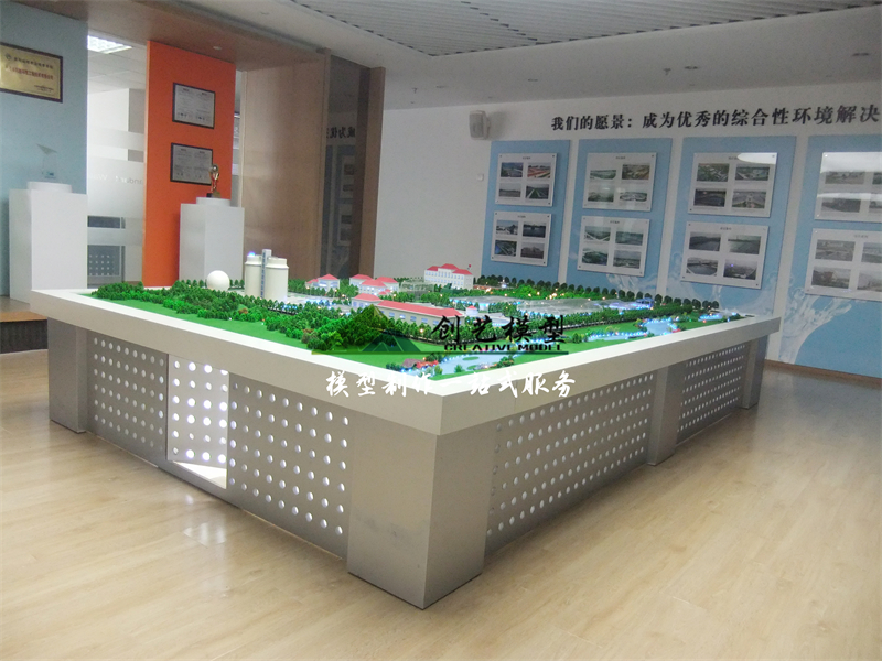 城市自來水供應(yīng)污水處理系統(tǒng)沙盤模型